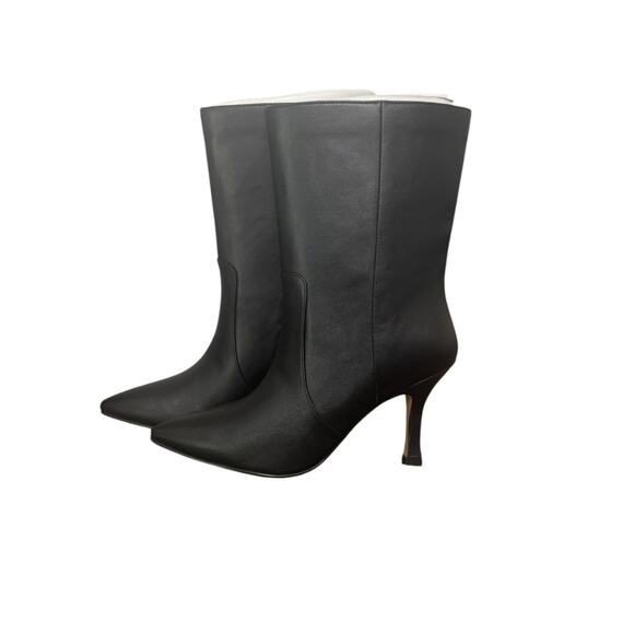NIB! Lisa Vicky Arthaul Pointed Toe Leather Heeled Bootie - Size 8.5 - Picture 4 of 11